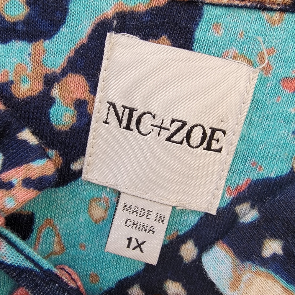 NIC+ZOE Multicolor Printed Sleeveless Maxi Dress - Picture 11 of 11
